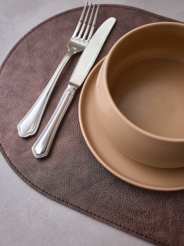 Салфетка сервировочная pool, 30х45 см, коричневая/золотистый металлик (80102)