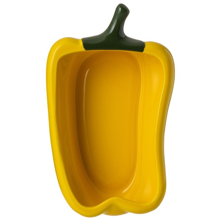 Блюдо для запекания "перец" 500 мл. 21*12,5 см. высота=6 см. коллекция "il raccolto" Agness (490-475)