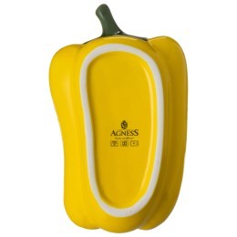 Блюдо для запекания "перец" 500 мл. 21*12,5 см. высота=6 см. коллекция "il raccolto" Agness (490-475)