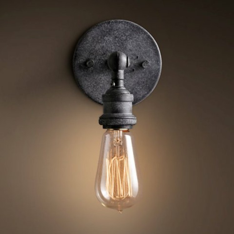 Бра Джесси DTL9107, металл, Antique grey, RESTORATION HARDWARE