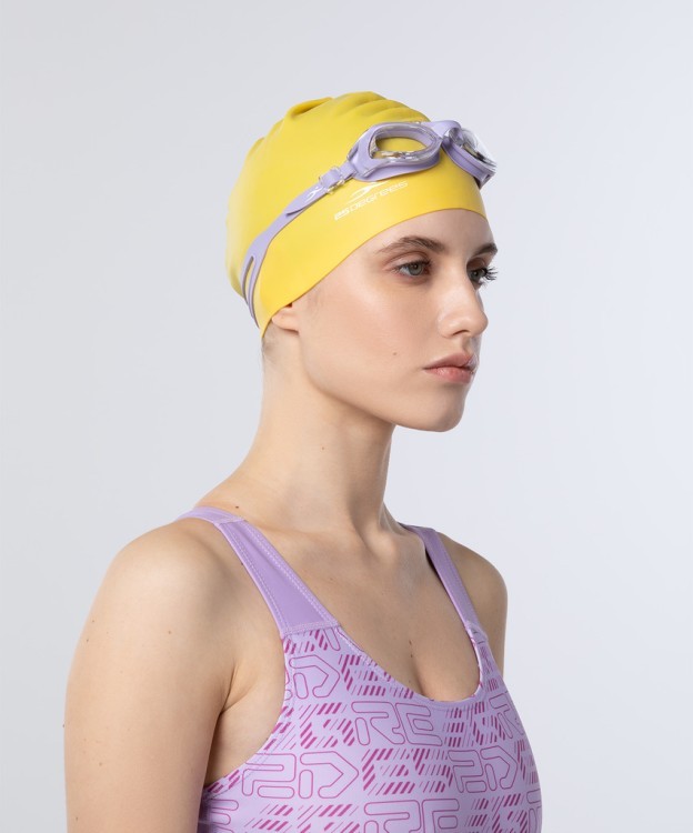 Шапочка для плавания Nuance Yellow, силикон (2105120) Шапочка для плавания Nuance Yellow, силикон (2105120)