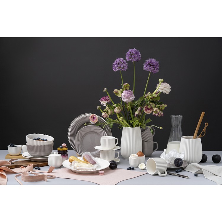 Набор из двух тарелок белого цвета из коллекции edge, 21 см (75177)