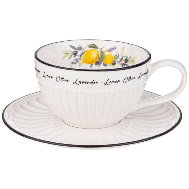 Чайная пара lefard "kitchen passions" 250 мл 15,5*6,7 см Lefard (189-470)