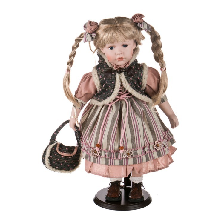 Кукла фарфоровая декоративная высота=42 см. RF COLLECTION (346-149)