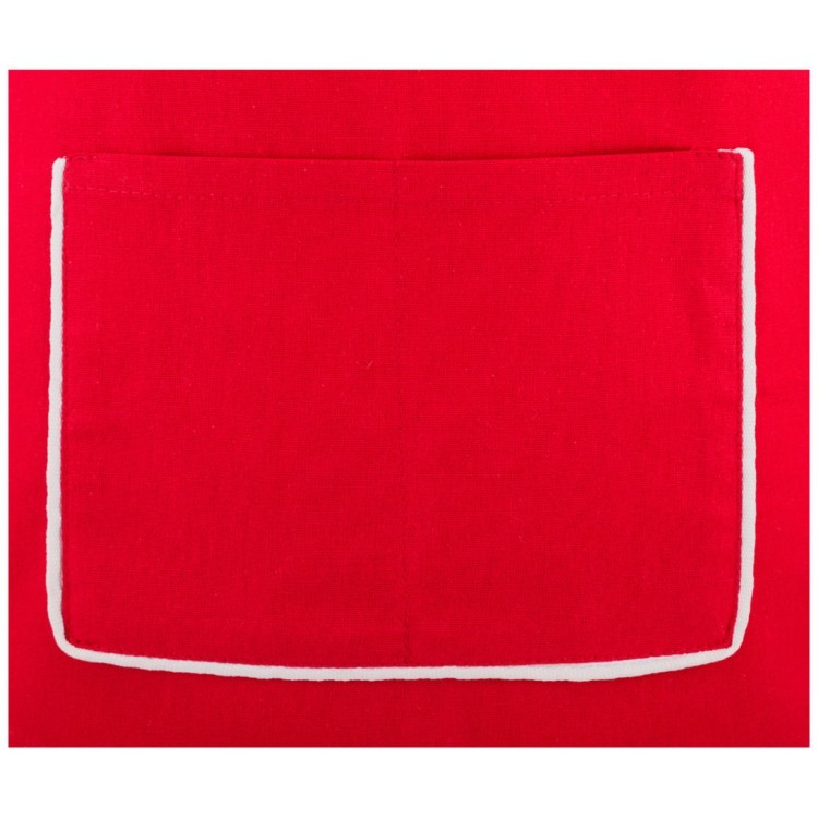 Фартук декоративный "пони", красный, 100% хлопок 48x62 см SANTALINO (850-604-57)