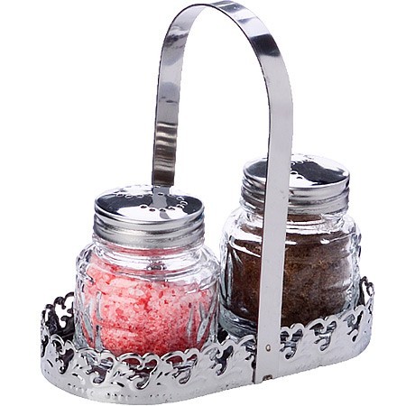 Набор для специй на подставке 3 пр стекло/нерж Mayer&Boch (40488)