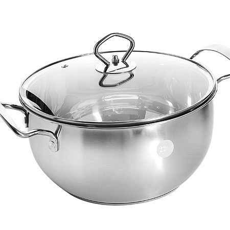 Кастрюля с крышкой 3,8л нерж/ст Mayer&Boch (30888)