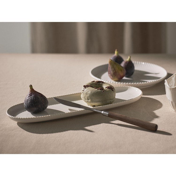 Овальное блюдо белого цвета из коллекции kitchen spirit (73621)