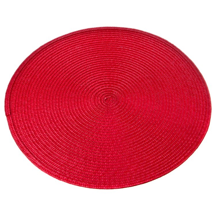 Набор подставок-салфеток под посуду "red star" диаметр=38 см из 4 шт цвет: красный Lefard (771-061)
