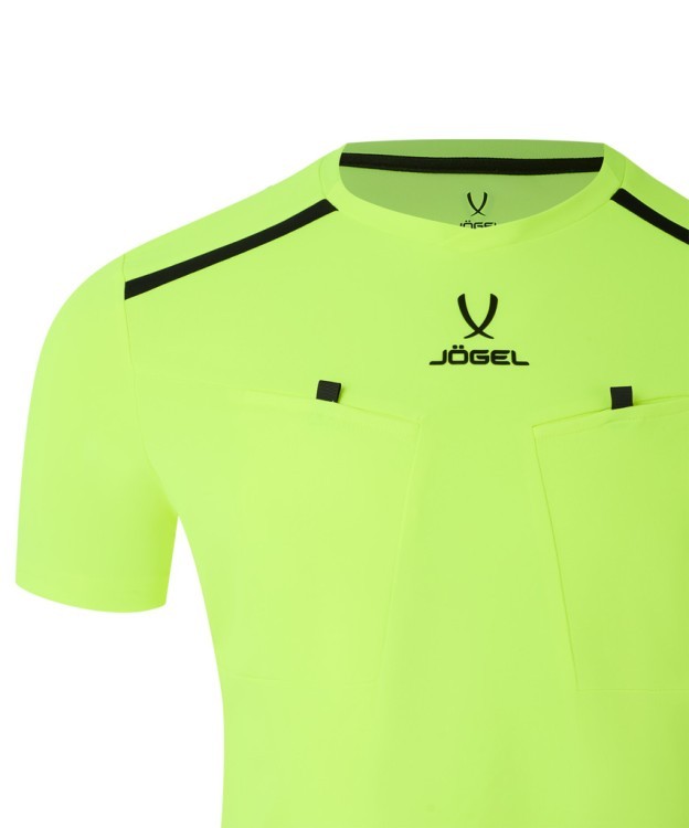 Футболка судейская JÖGEL DIVISION PerFormDRY Referee Tee, желтый неон (2123292)