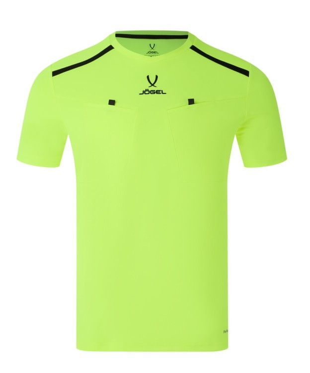 Футболка судейская JÖGEL DIVISION PerFormDRY Referee Tee, желтый неон (2123292)