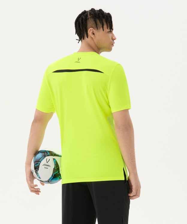 Футболка судейская JÖGEL DIVISION PerFormDRY Referee Tee, желтый неон (2123292)
