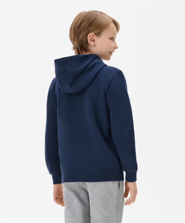 Флисовое худи на молнии JÖGEL ESSENTIAL Cotton Fleece FZ Hoodie, темно-синий, детский (2122080)