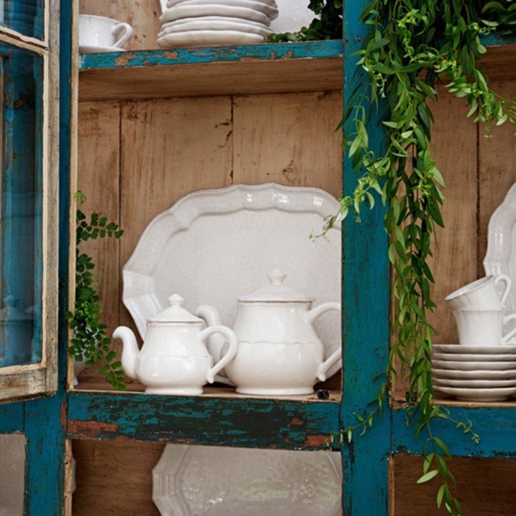 Чаша с блюдцем IM511-WHI(SSS02-00804A), керамика, white, CASAFINA BY COSTA NOVA