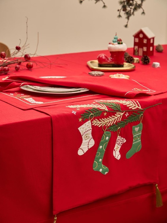 Дорожка на стол winter wishes из коллекции new year essential, 45х150 см (79771)