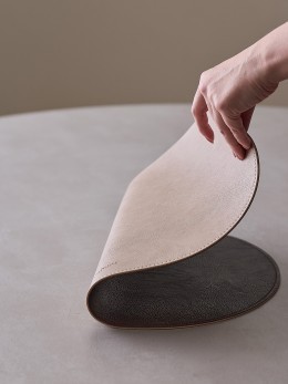 Салфетка сервировочная pool, 30х45 см, темно-коричневая/молочная (80104)