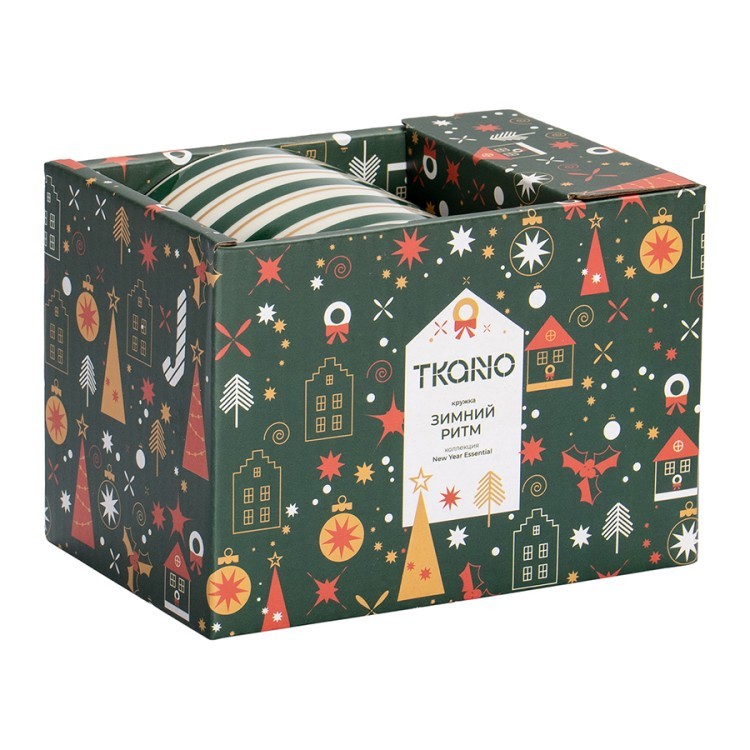 Кружка Зимний ритм из коллекции new year essential, 345мл (80995)