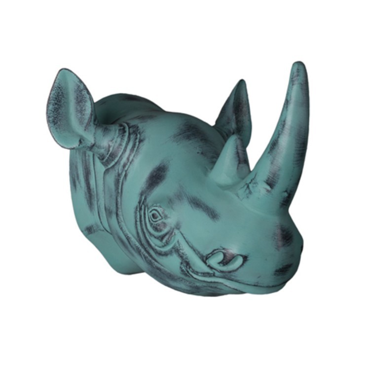 Голова носорога 4430, металл, mixed, ROOMERS FURNITURE