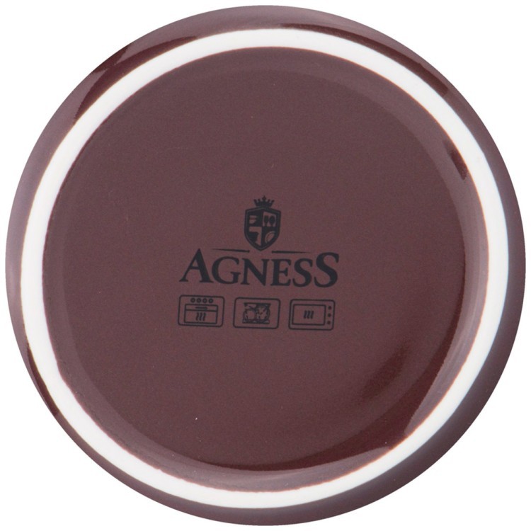 Кокотница с крышкой agness 15,4*11,9*8,1 см 460 мл коричневая Agness (189-303) Кокотница с крышкой agness 15,4*11,9*8,1 см 460 мл коричневая Agness (189-303)