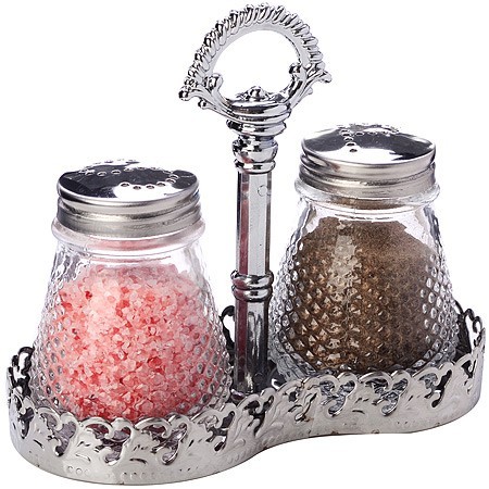 Набор для специй на подставке 3 пр стекло/нерж Mayer&Boch (40486)