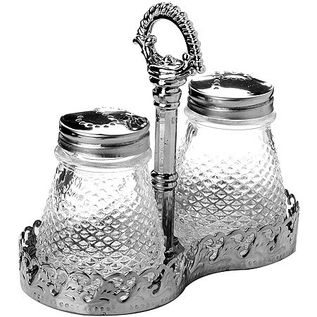 Набор для специй на подставке 3 пр стекло/нерж Mayer&Boch (40486)