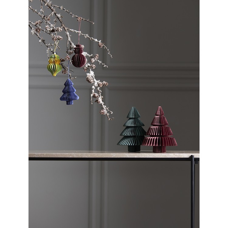 Набор елочных украшений из бумаги honeycomb festive из коллекции new year essential (76750)