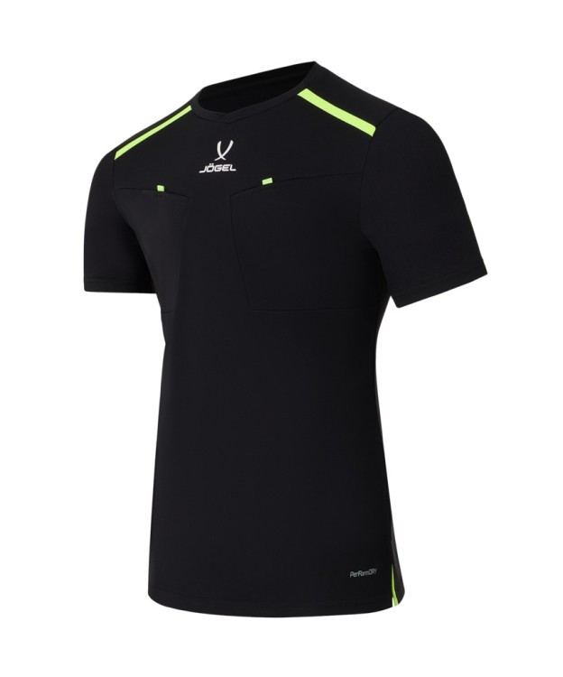Футболка судейская JÖGEL DIVISION PerFormDRY Referee Tee, черный (2123298)
