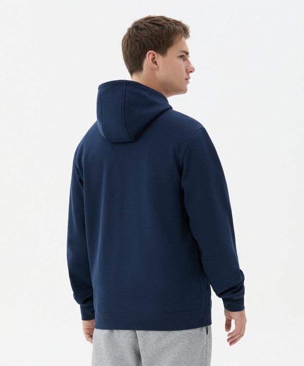 Флисовое худи на молнии JÖGEL ESSENTIAL Cotton Fleece FZ Hoodie, темно-синий (2122088)