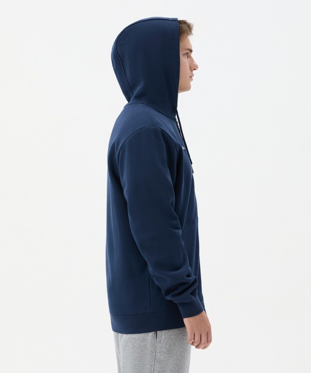 Флисовое худи на молнии JÖGEL ESSENTIAL Cotton Fleece FZ Hoodie, темно-синий (2122088)