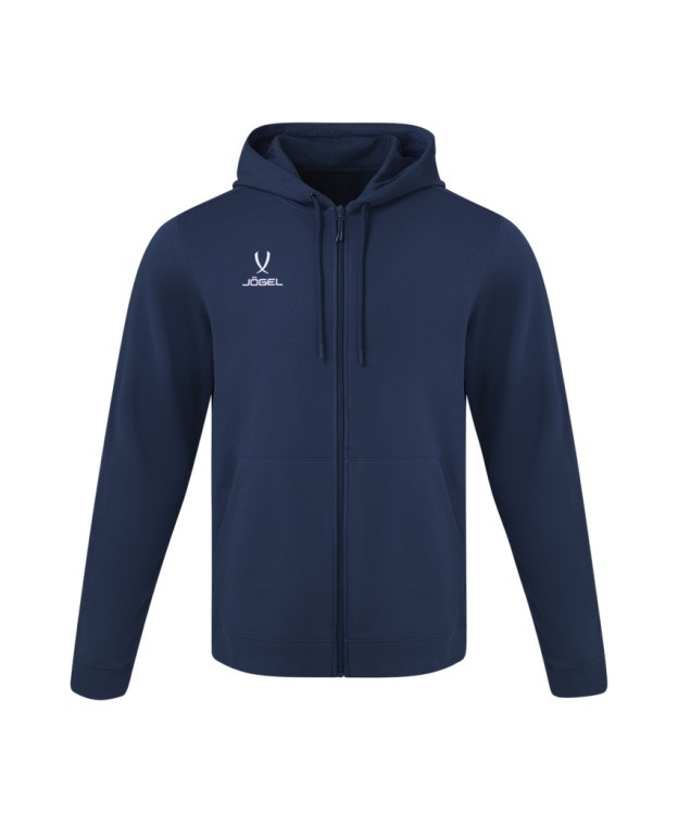 Флисовое худи на молнии JOGEL ESSENTIAL Cotton Fleece FZ Hoodie, темно-синий (2122086)