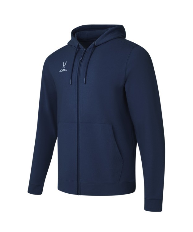 Флисовое худи на молнии JOGEL ESSENTIAL Cotton Fleece FZ Hoodie, темно-синий (2122086)