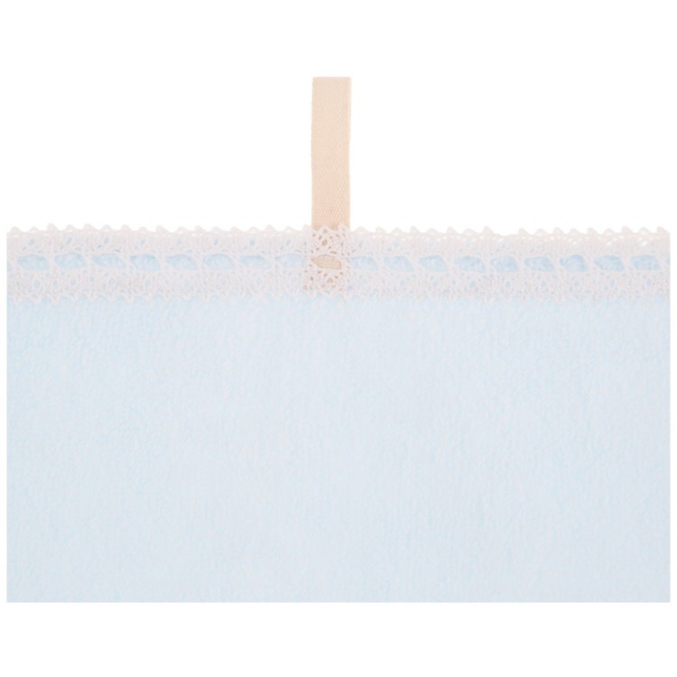 Полотенце махровое в корзинке, "светлый праздник",35х70см,х/б 100% ,голубой. SANTALINO (850-841-89)