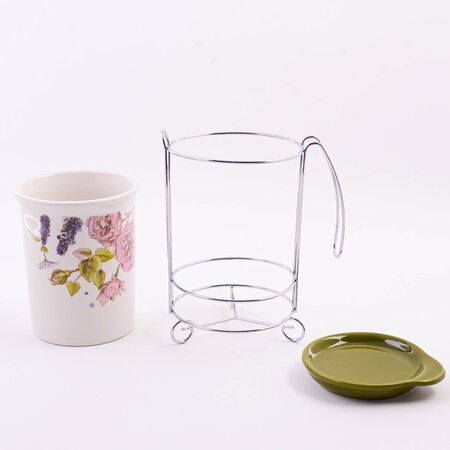 Подставка д/стол/прибор 3пр Розовый сад доломит LR (60264)