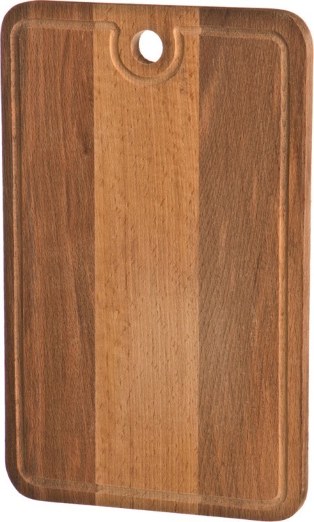 Доска разделочная деревянная с желобом  40*25*2 см.бук Agness (430-111)