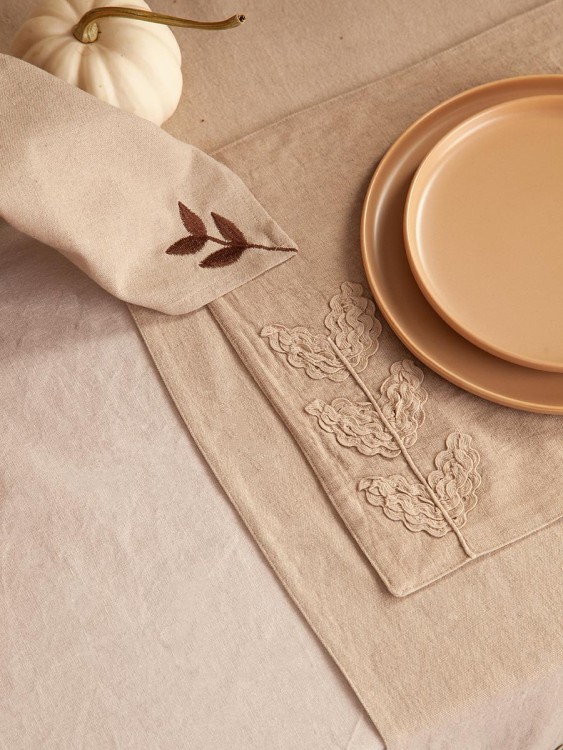 Салфетка под приборы desert leaf из коллекции essential, 33х48 см (79773)
