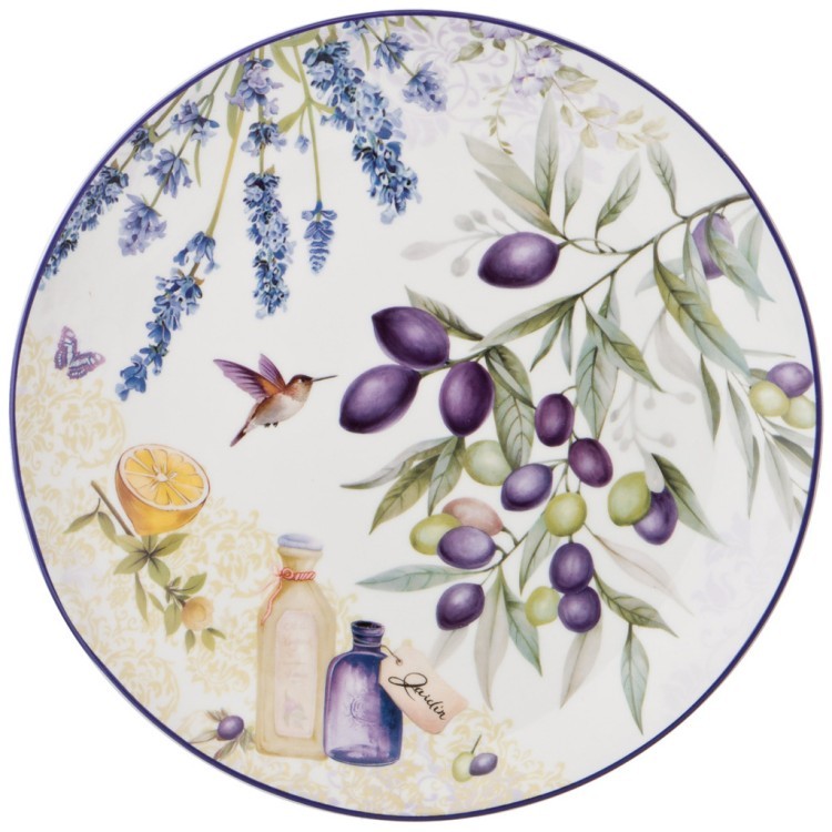 Набор тарелок обеденных lefard "прованс оливки" 2 шт. 25,5 см Lefard (104-601)