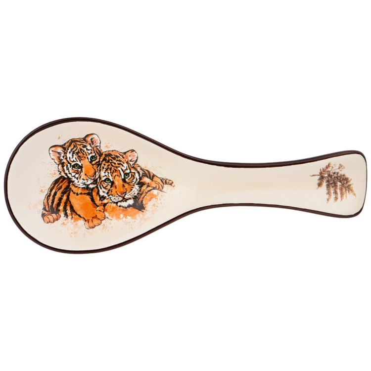 Подставка под ложку "tiger amour" 25*9*3 см. Agness (358-1812)