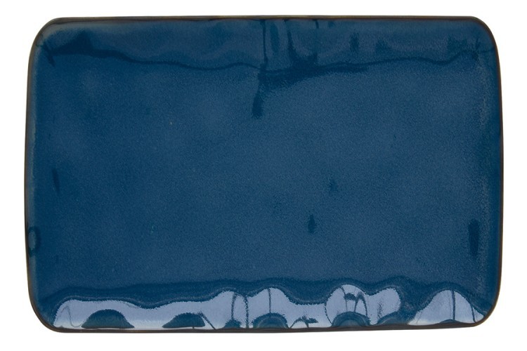 Тарелка прямоугольная  Interiors, синяя, 27х19 см - EL-R2029/INTB Easy Life