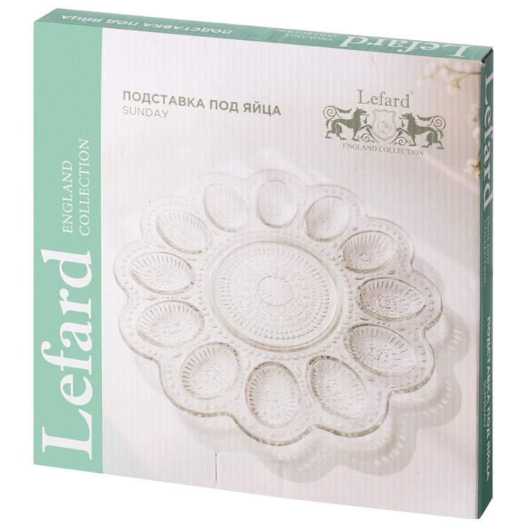 Подставка для 12 яиц "sunday" 26,5*26,5*2 см Lefard (355-444)