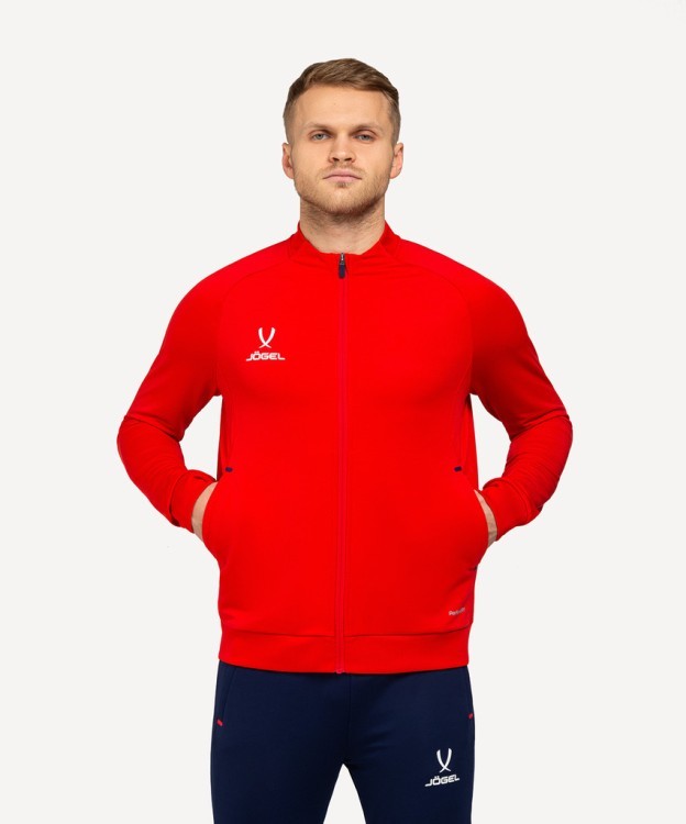 Джемпер тренировочный на молнии JOGEL NATIONAL PerFormDRY Training FZ Jacket, красный (2113490)