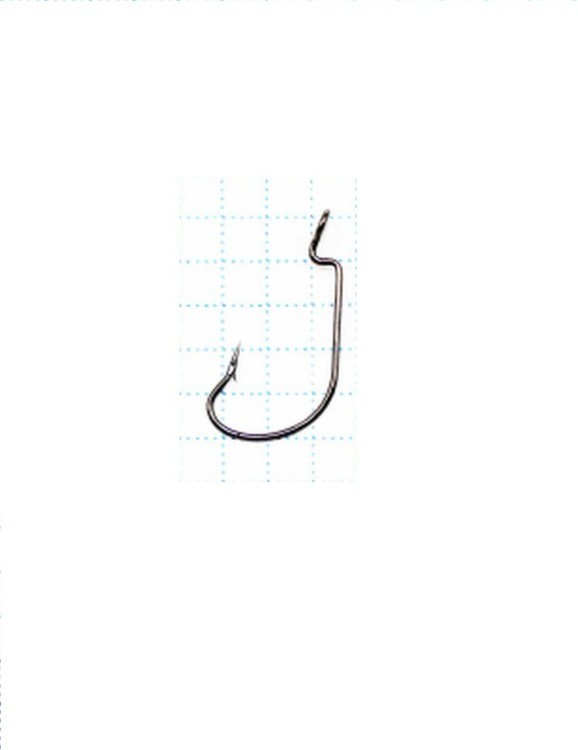 Крючок Koi Offset Worm № 2 , BN, офсетный (10 шт.) KH6201-2BN (68935)
