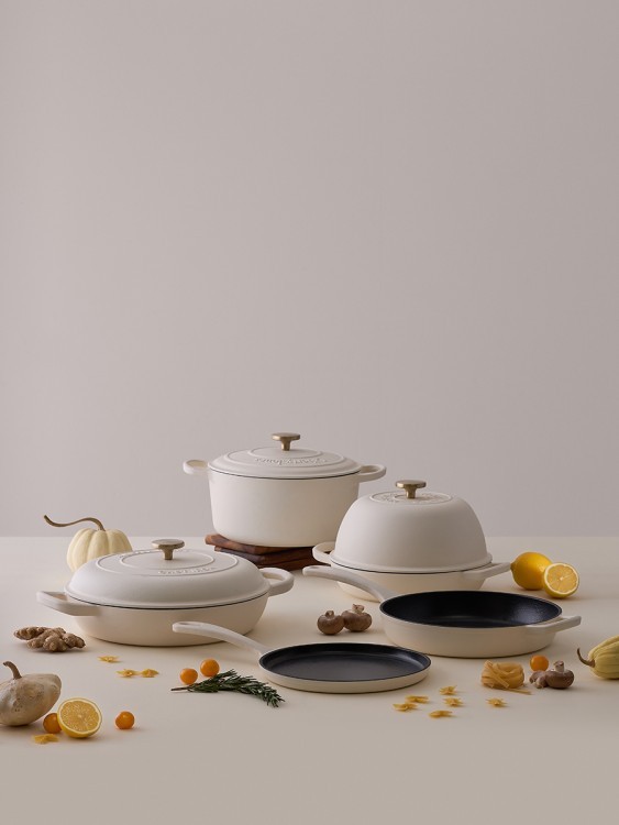 Кастрюля с крышкой из коллекции "Шеффилд", D26 см, молочная (80247)