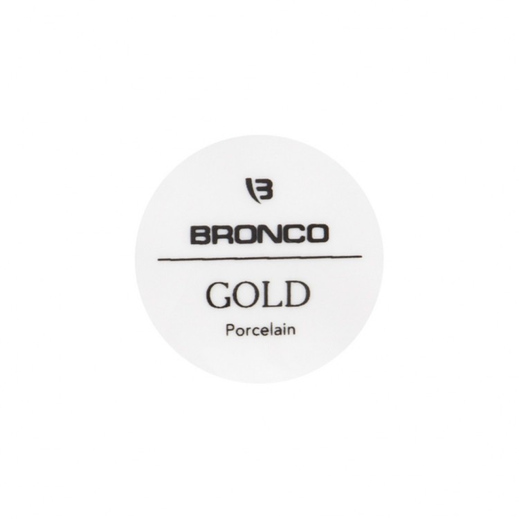 Тарелка закусочная bronco "gold" 22 см Bronco (263-1081)