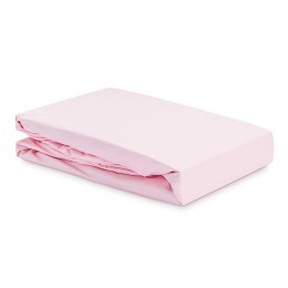 Простыня из перкаля розового цвета из коллекции stripes, 240х270см (80923)