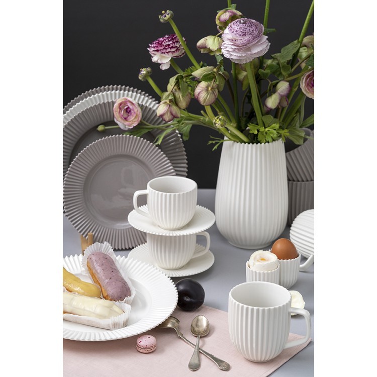 Набор из двух кружек белого цвета из коллекции edge, 400 мл (75166)