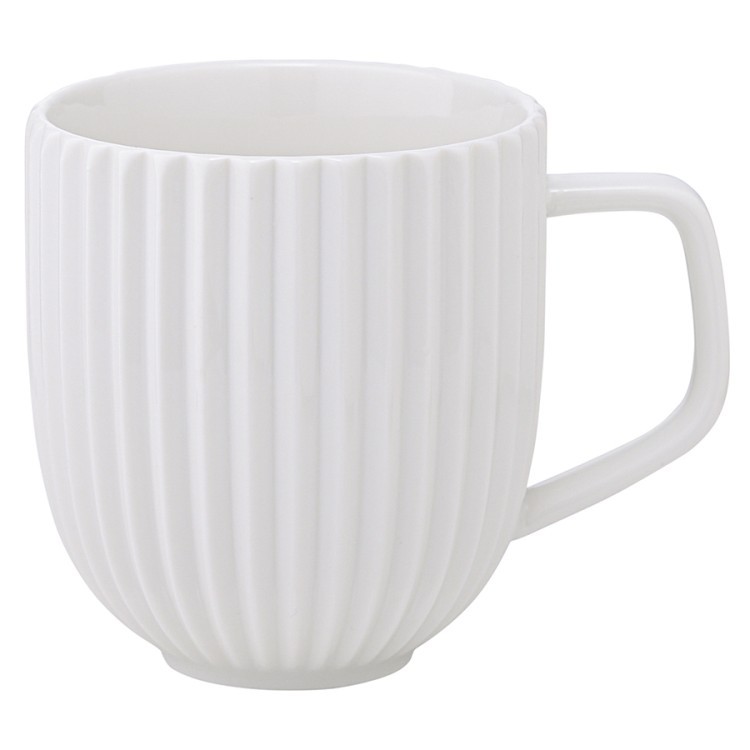 Набор из двух кружек белого цвета из коллекции edge, 400 мл (75166)