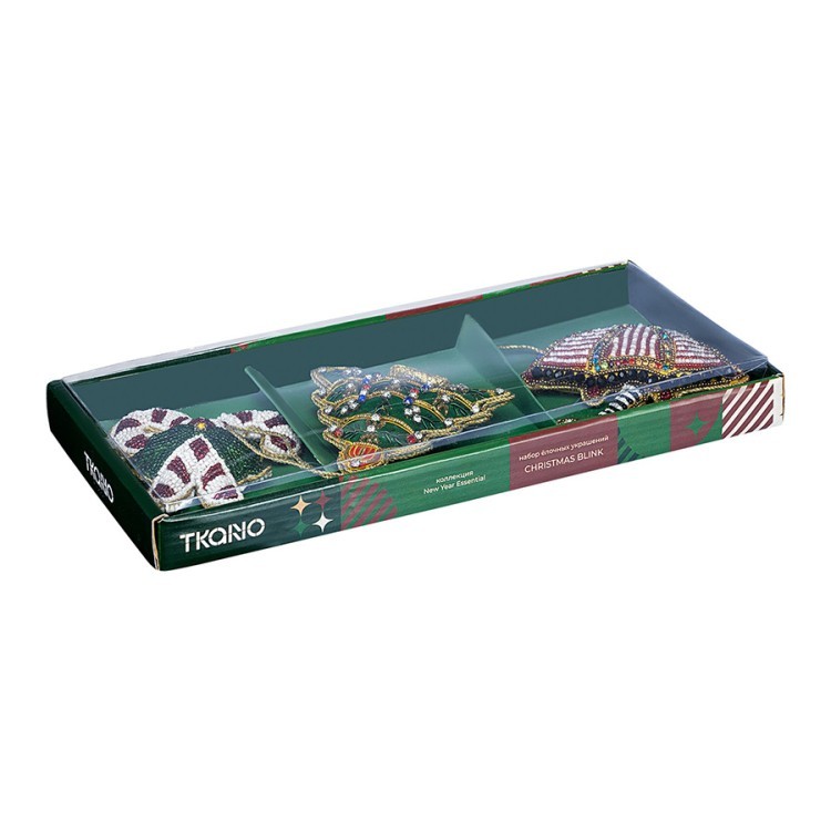 Набор ёлочных украшений christmas blink из коллекции new year essential, 3 шт. (78330) Набор ёлочных украшений christmas blink из коллекции new year essential, 3 шт. (78330)