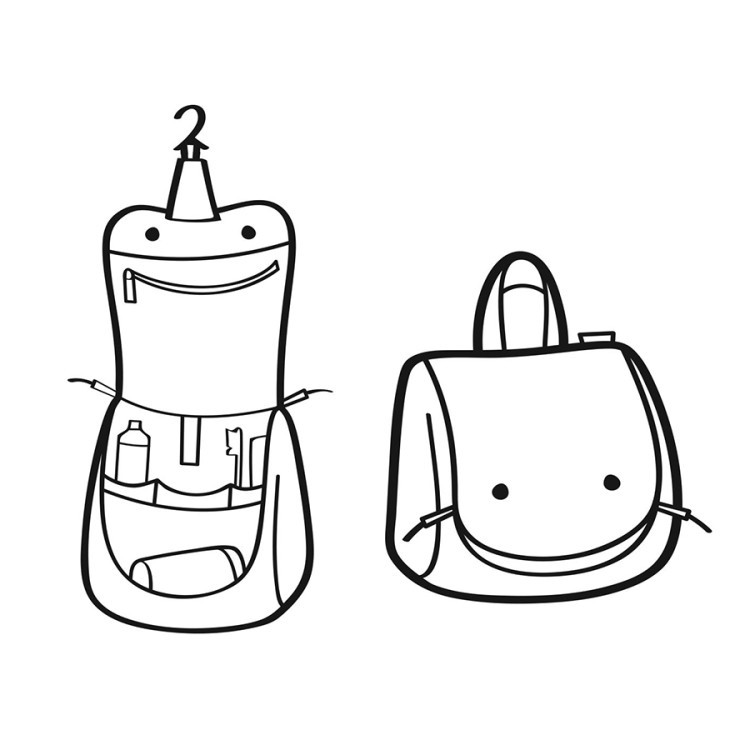 Органайзер детский toiletbag s cats and dogs mint (60168)