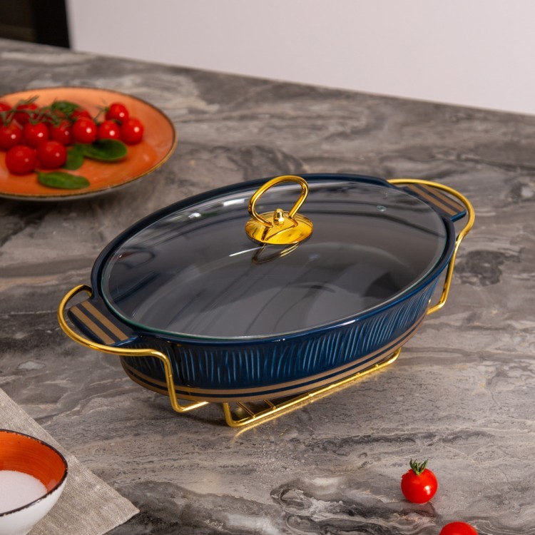 Мармит lefard "herbal" со стеклянной крышкой 33 см 1600 мл на металл. подставке синий Lefard (42-495) Мармит lefard "herbal" со стеклянной крышкой 33 см 1600 мл на металл. подставке синий Lefard (42-495)