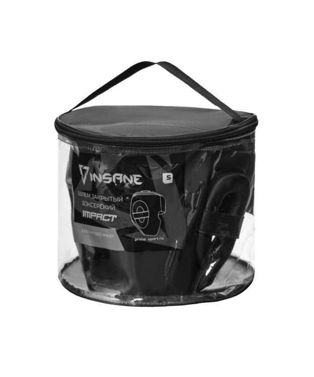 Шлем закрытый INSANE IMPACT, ПУ, черный (2117793)